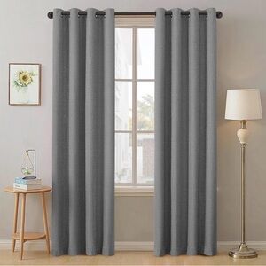 Elegant Gray Blackout Curtains
